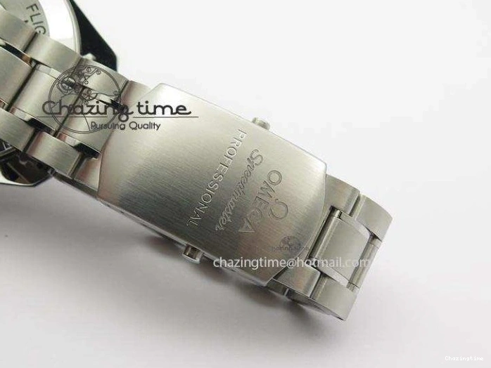 0406 Speedmaster MoonWatch Black Dial On SS Bracelet Seasonal 8228